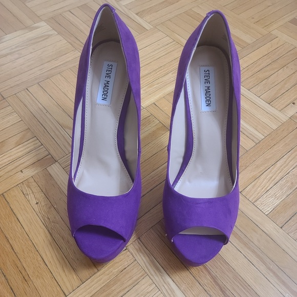 Steve Madden Toots Pumps - Purple - Picture 5 of 5